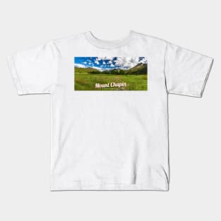 Mount Chapin from Sheep Lakes Kids T-Shirt